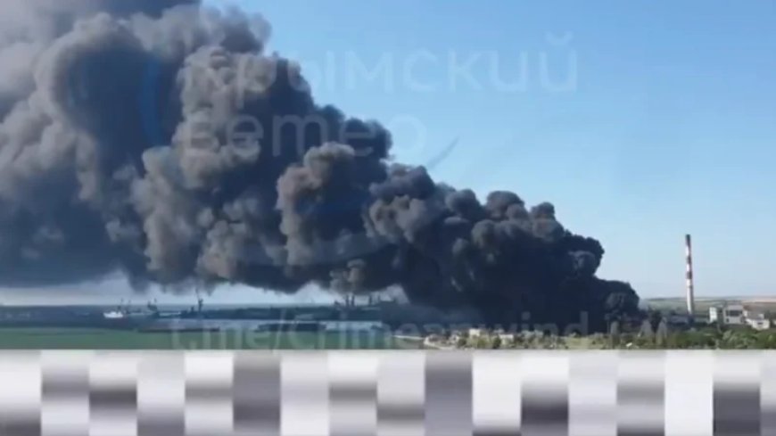 Half Of Crimea Goes Dark After Ukrainian Strike Hits Thermal Power Plant