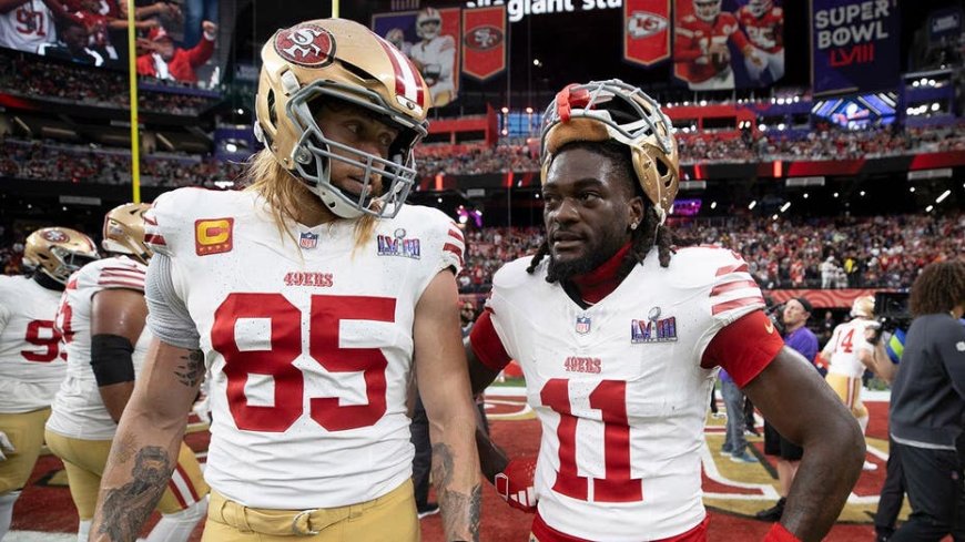 George Kittle wishes 'luck' to whoever trades for Brandon Aiyuk as 49ers look to move on from receiver