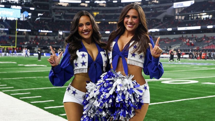 Cowboys Cheerleaders fluff their pompoms, Simone Biles stuffs a troll in a locker & Tartan Army hits Miami