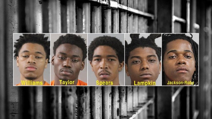 Five charged after jumping out of pickup truck to allegedly rob a man at gunpoint — for $30 vape pen: police