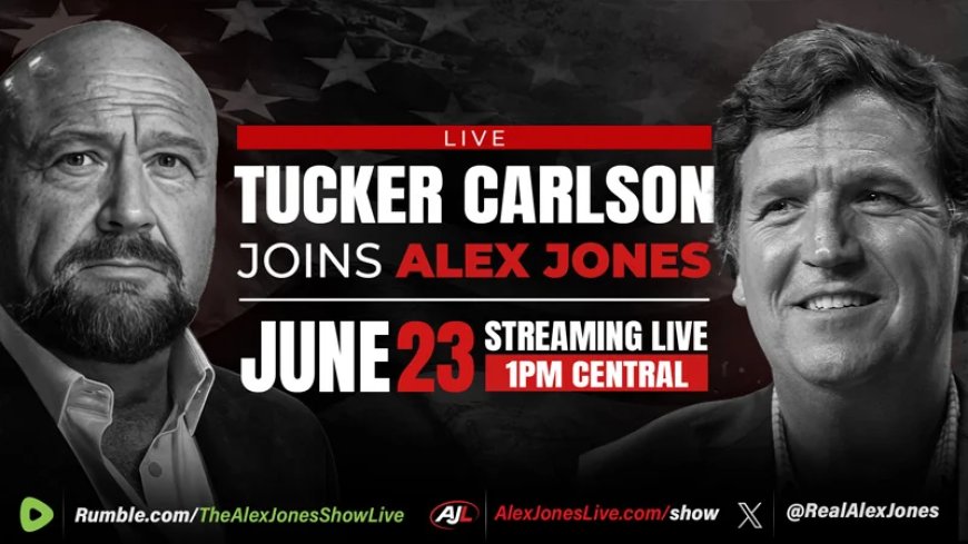 EXCLUSIVE: Tucker Carlson Drops MASSIVE Truth Bombs Live On The Alex Jones Show! FULL MUST-WATCH/SHARE INTERVIEW