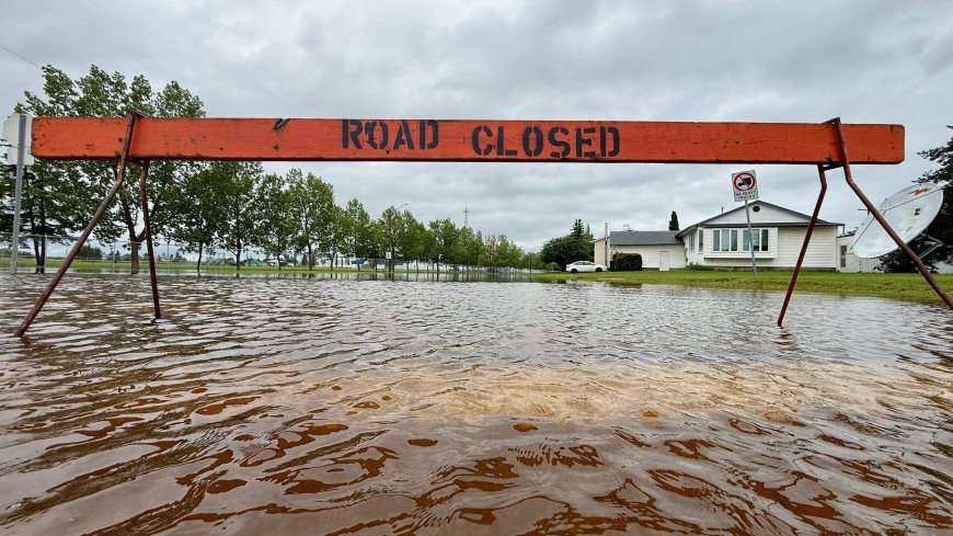 Sunny skies return to central Alberta but flooding continues