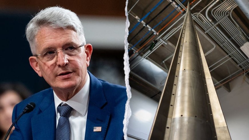Trump admin unveils 11-foot-tall, AI-designed nuclear test flight vehicle at the Great American State Fair
