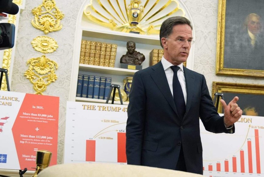 NATO’s Rutte brings charts, pushback as Trump questions alliance’s worth