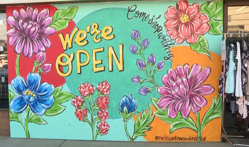 Kelowna business turns crash damage into colourful community artwork