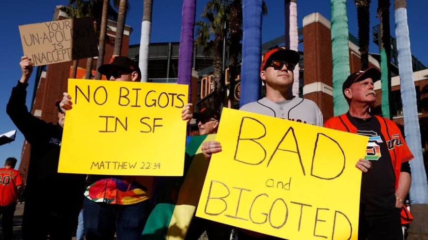 San Francisco Giants fans protest and shame Christian pitchers for Bible verses on Pride Night caps