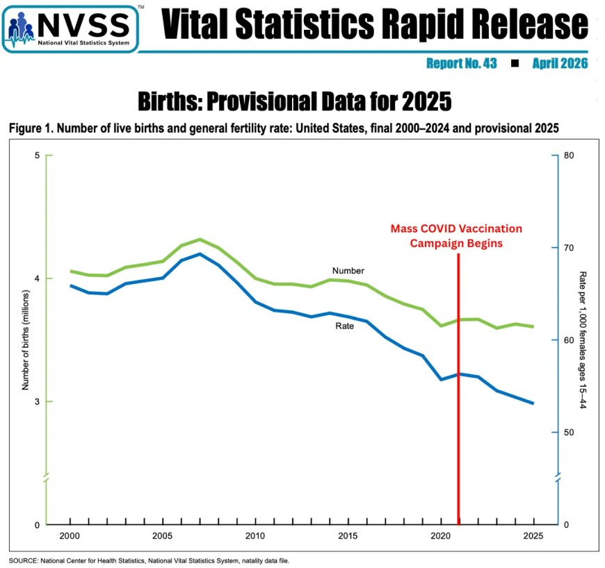 BREAKING: U.S. Fertility Rate Collapses to Lowest Level Ever Recorded