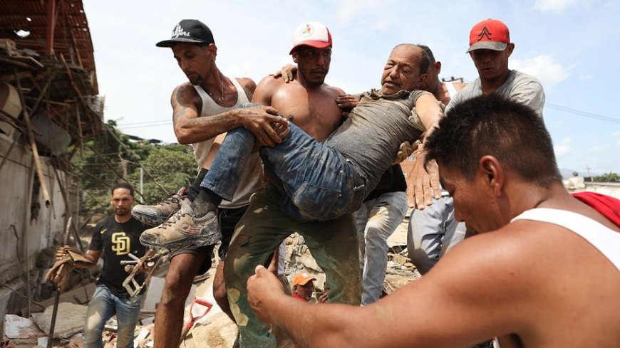 Death toll from Venezuela earthquakes rises to at least 589, with thousands reported missing