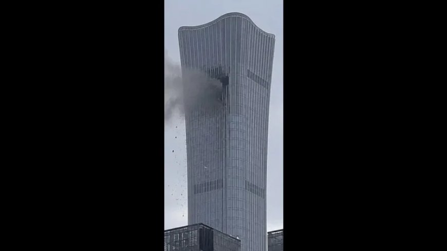 Plane Crashes Into Beijing’s Tallest Building, Chinese Government Censors Posts, Some Suspect It Was Terrorism