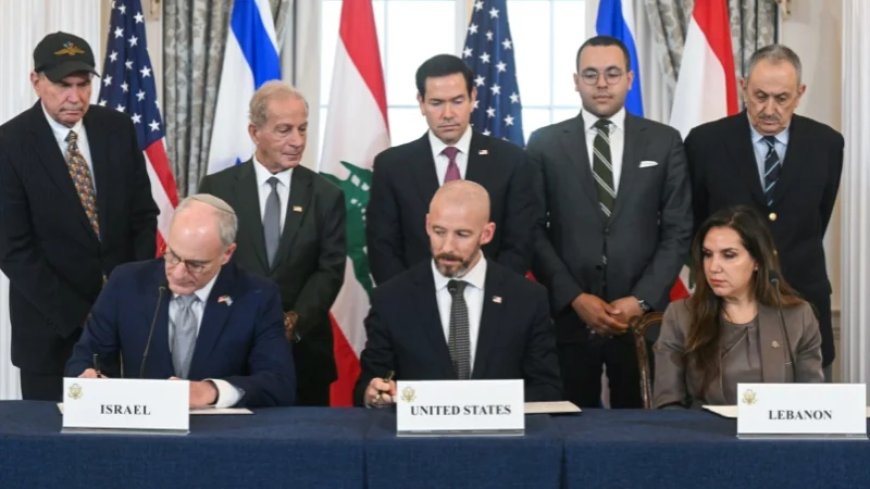 Israel and Lebanon Sign Peace Framework Agreement