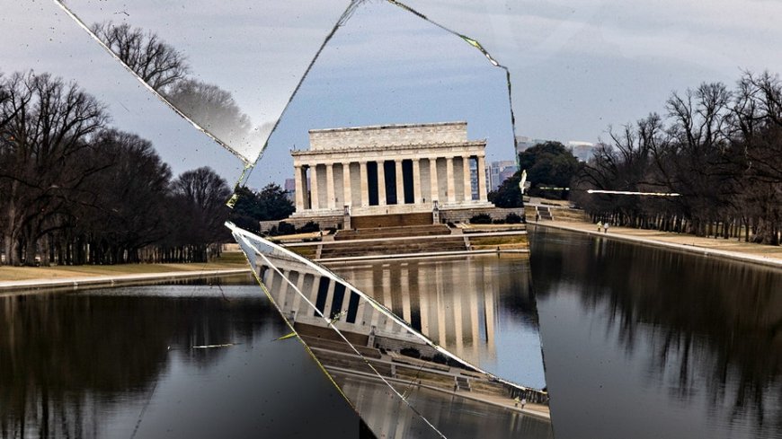 Burgum vows 'full' prosecution after vandals carved 350-foot gash into Lincoln Memorial Reflecting Pool