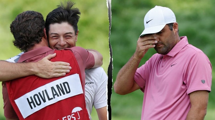 Viktor Hovland stuns Scottie Scheffler with playoff birdie to win the Travelers Championship