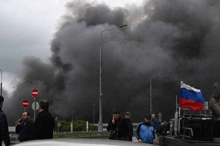 Ukraine drone strikes hit major Russian satellite centre near Moscow