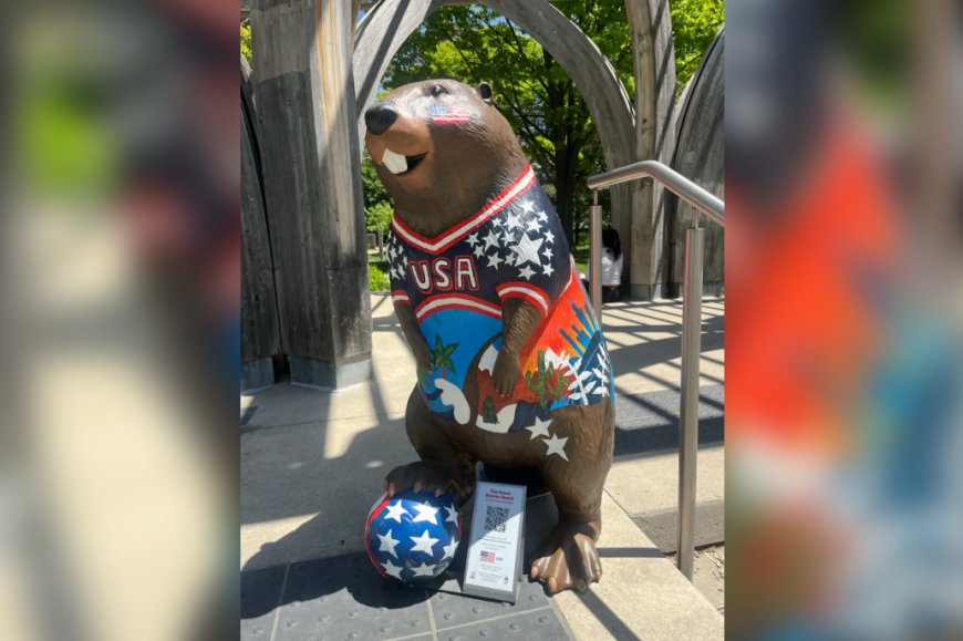 U.S.-inspired World Cup beaver statue in Toronto destroyed, police investigating