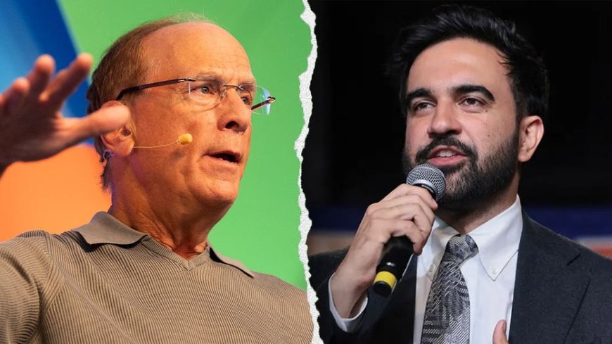 BlackRock CEO Larry Fink 'worried' about NYC under Mamdani, floats investing elsewhere under weaker conditions