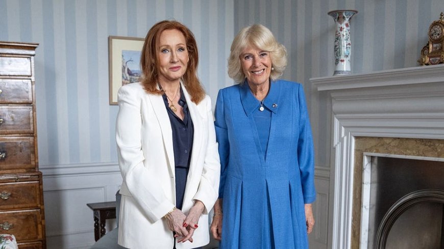 Royal Family faces backlash from critics after Queen Camilla hosts J.K. Rowling