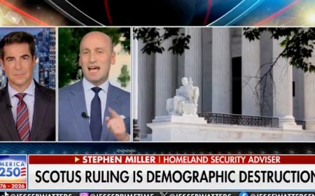 Watch: Stephen Miller Suggests Ban On Pregnant Tourists Could Be Considered