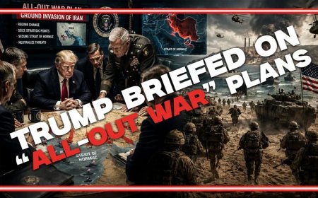 BREAKING: President Trump Briefed On “All-Out War” Plans As Admin Prepares For A Ground Invasion Of Iran!