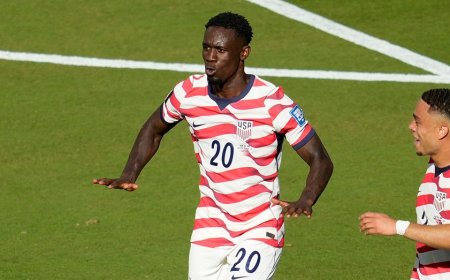 USA World Cup star Folarin Balogun pays tribute to LeBron James after scoring in Round of 32 match