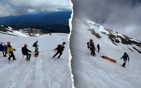 Novice climber survives 1,500-foot drop on California's Mount Shasta after helicopter rescue delayed by clouds