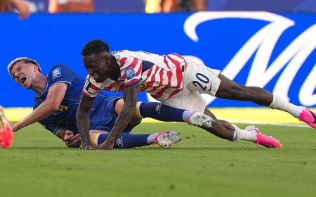 USA World Cup star Folarin Balogun receives controversial red card during Round of 32 match