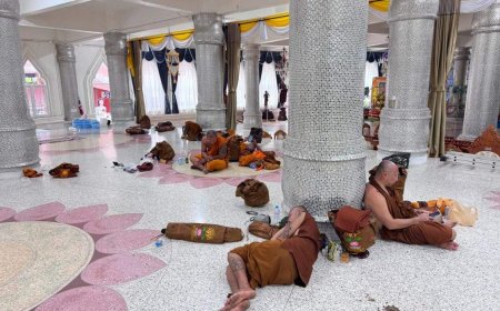 11-year-old boy driving a truck crashes into Buddhist monks, killing 9