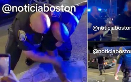 Boston cop pelted by mob as dirt bike suspect escapes in wild viral video: ‘He was all alone’