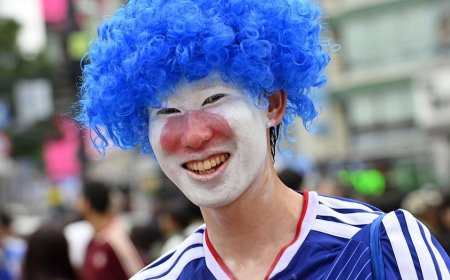 Blue-haired World Cup fan breaks silence after his emotional reaction goes viral