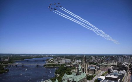 Canada honours U.S. Independence Day with joint fighter jet fly past