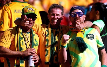 Aussie soccer fans took over a Texas Walmart chanting 'We're getting deported' as police escorted them out