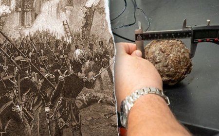 Rare cannonball emerges from ground at the Alamo, likely untouched for nearly 190 years