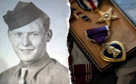 99-year-old WWII veteran awarded Purple Heart after waiting more than 80 years