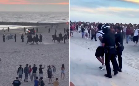 Shock Videos: Swank Newport Beach Locked Down Amid ‘TikTok Takeover’ Riot, Attack Police