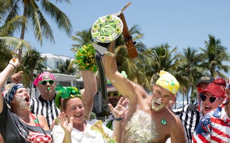 Florida man reveals bizarre trick that won Key lime pie-eating championship without using his hands