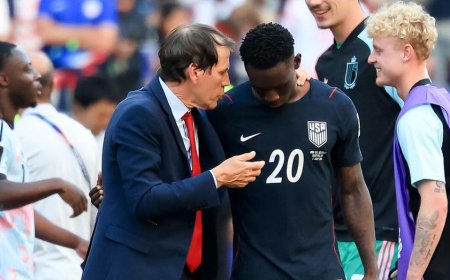 Belgium manager praises classy gesture by Folarin Balogun after red card controversy: 'I really liked that'