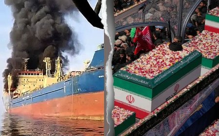 Iran attacks ships in Strait of Hormuz days after Trump gave Tehran 'a week off' for Khamenei funeral