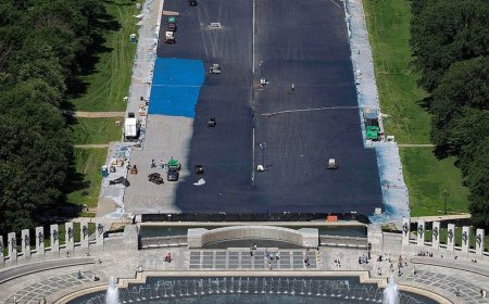 Doug Burgum says vandalism of Reflecting Pool started as early as June 9 after Trump announced renewal