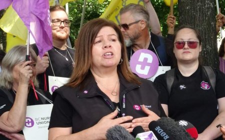 B.C. nurses escalate job action with picket line at Vancouver General Hospital
