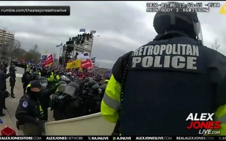 J6 Capitol Police Release New Video Of Alex Jones Trying To Stop Capitol Breach! 