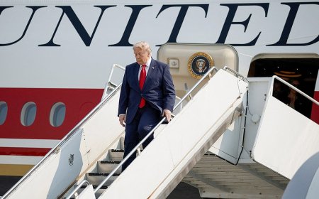 Trump explains why he's flying old Air Force One back to DC