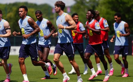 England soccer players bomb off diving board like a teammate wasn't just injured in a freak accident
