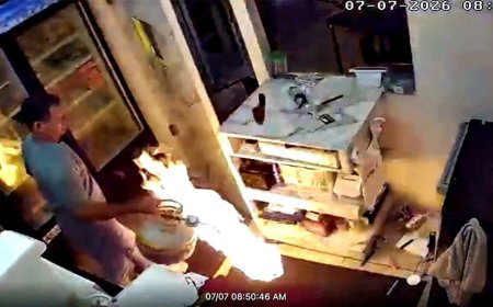 Knife-wielding Florida man arrested after setting restaurant on fire with flaming propane tank: authorities
