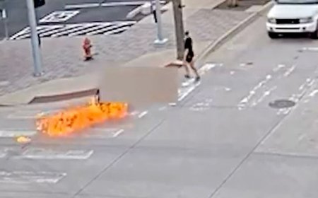 Man arrested after throwing Molotov cocktail at person in wheelchair near OKC police hq