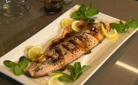 Simply Delicious Recipe: One Skillet Honey Soy Glazed Salmon