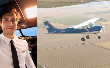 Flight Instructor Jumps to Death With No Parachute Mid-Lesson – Leaving Student Pilot to Land Plane