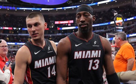 Former Heat teammates Bam Adebayo, Tyler Herro involved in heated Las Vegas exchange: report