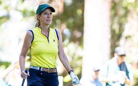 WNBA commissioner Cathy Engelbert caught hitting laughably bad golf shot after allegedly ditching interview