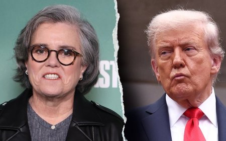 Rosie O'Donnell escalates feud with Trump, predicts president isn't healthy enough to live through 2028