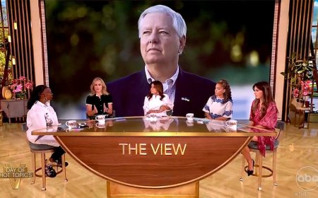 'The View' co-hosts call out ugly online commentary about Lindsey Graham