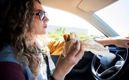More Americans now eat in their cars than ever before as expert reveals what it says about modern life